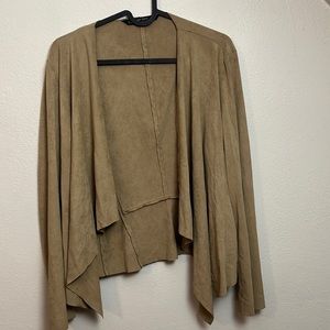 Zara cardigan suede